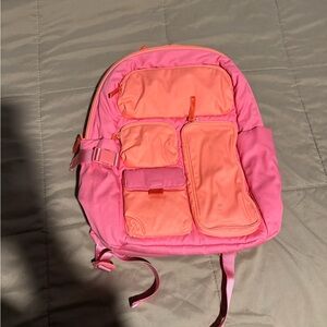 Pink and Orange Backpack